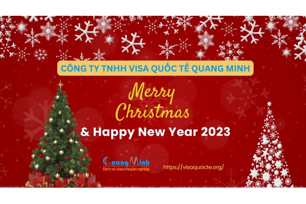 Chúc mừng Giáng sinh và Năm mới 2023